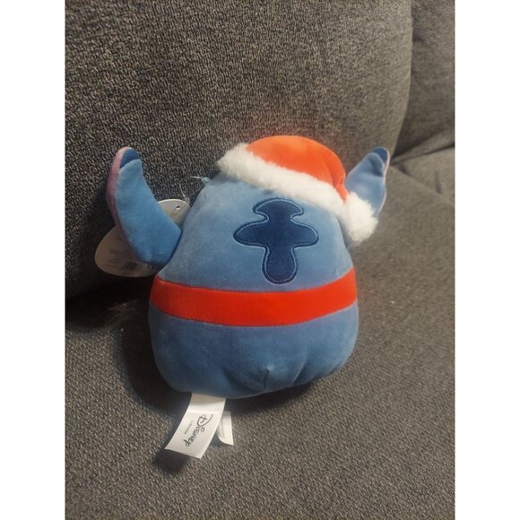 Disney Squishmallow Stitch With Christmas Santa Hat 8" Plush Toy New With Tag - Picture 6 of 11